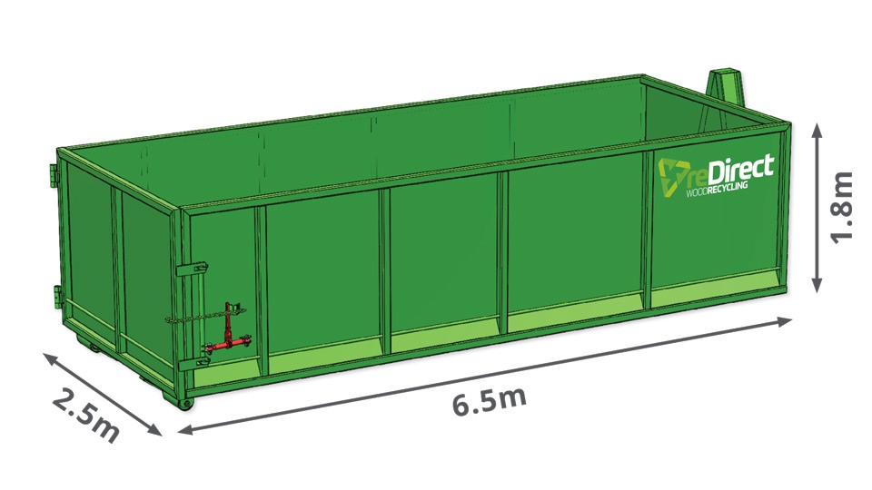 20m Wood Waste Bin