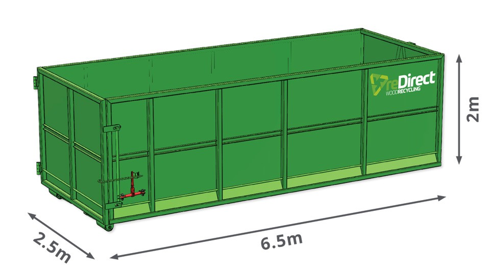 25m Wood Waste Bin